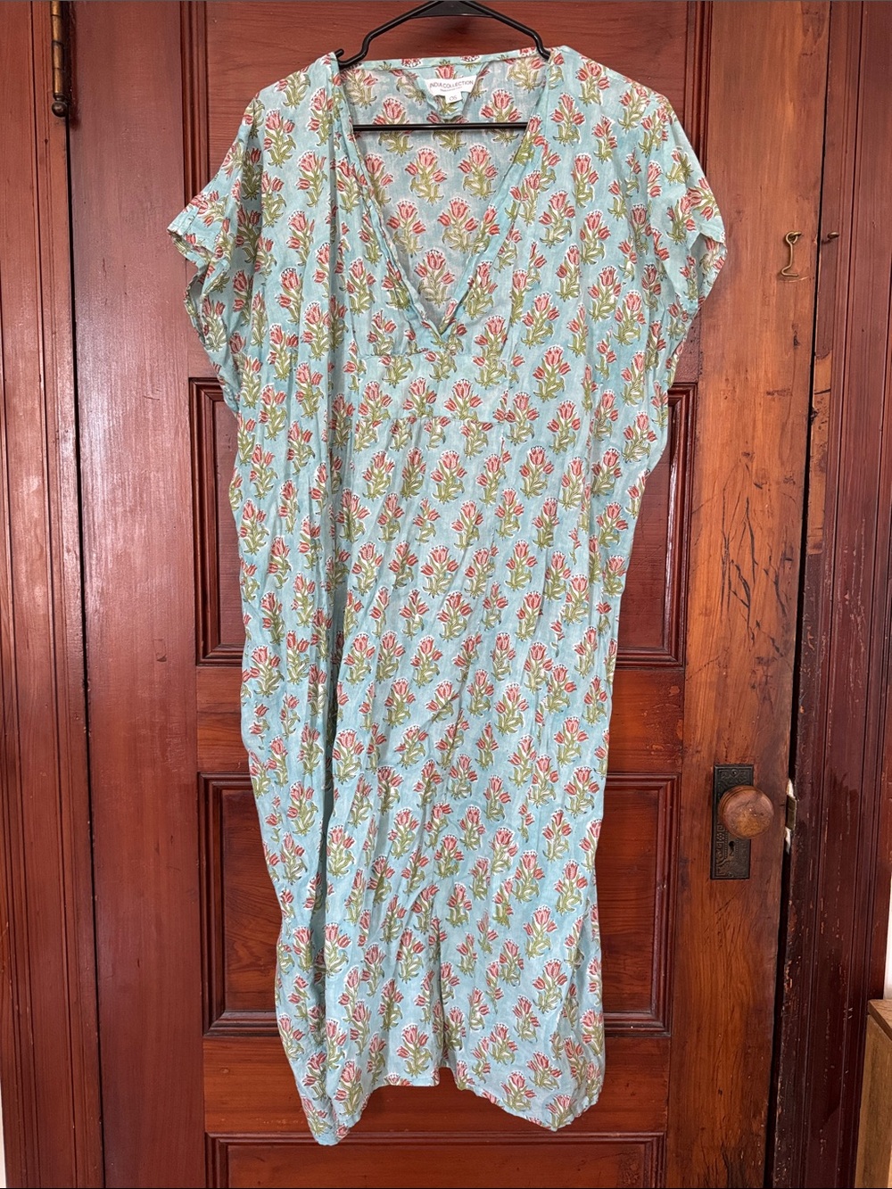 Emerson Fry India collection floral kaftan dress